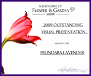 Pelindaba Lavender wins at Northwest Flower Garden Show